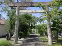 白山神社(木曽川町黒田)の鳥居