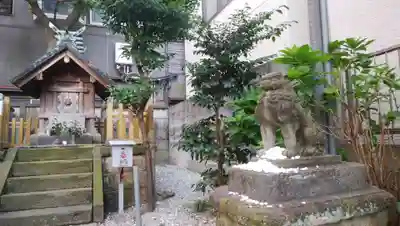牡丹住吉神社の狛犬