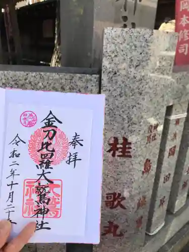 金刀比羅大鷲神社の御朱印