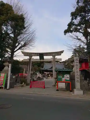 牟呂八幡宮の鳥居