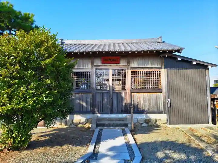 神明社(大島)の本殿・本堂