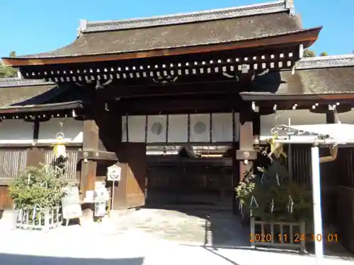 賀茂御祖神社（下鴨神社）の山門・神門