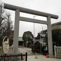 上平井天祖神社の鳥居