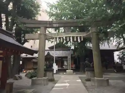 日本橋日枝神社の鳥居