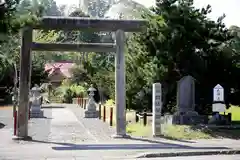 山越諏訪神社の鳥居