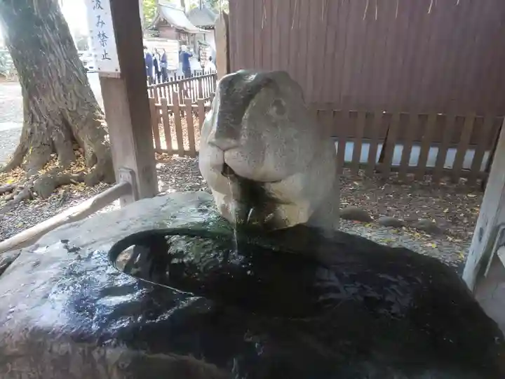 調神社の手水舎