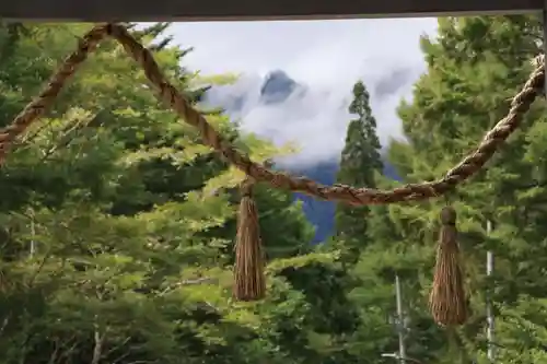 戸隠神社中社の景色