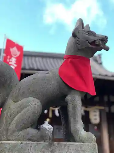 玉三稲荷神社の狛犬