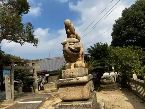 姫坂神社の狛犬