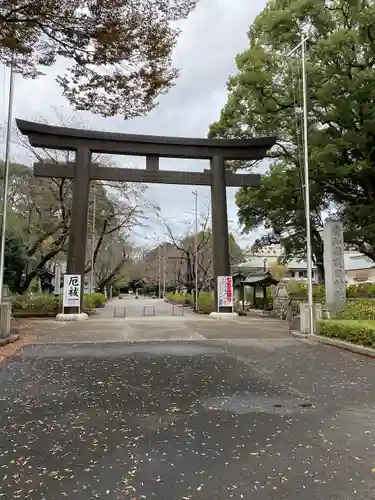 愛知縣護國神社の鳥居