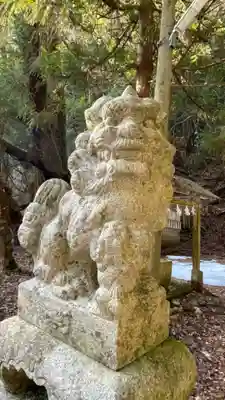 落合神社の狛犬