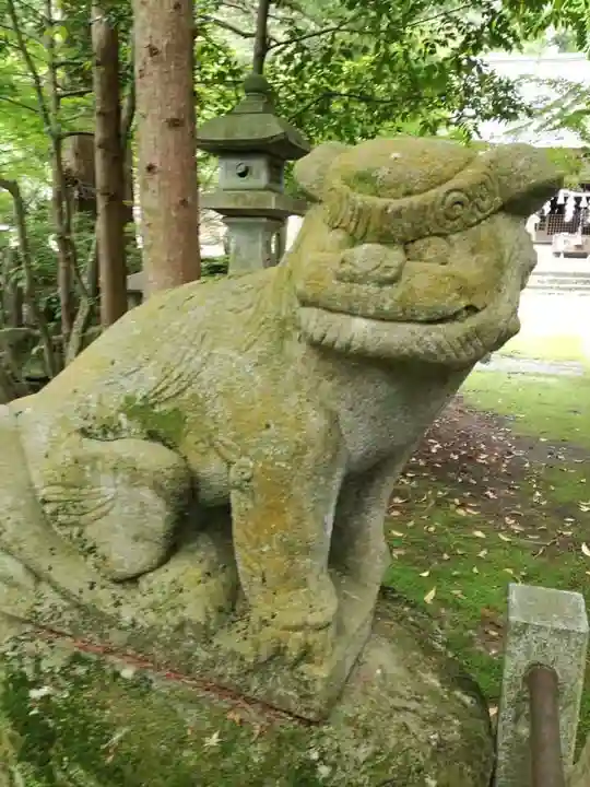 五所駒瀧神社の狛犬