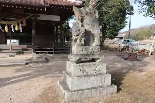 八幡神社の狛犬