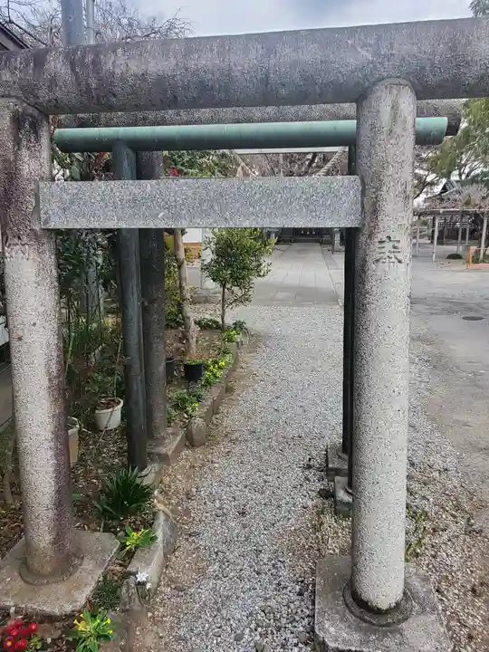 日限富士浅間神社の鳥居