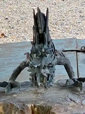 許波多神社（小幡東中鎮座）の手水舎