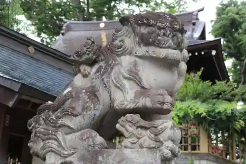 安積國造神社の狛犬