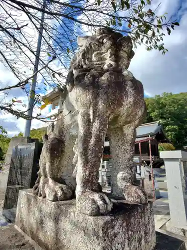 福島縣護國神社の狛犬