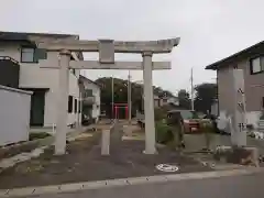 南外山八幡社の鳥居