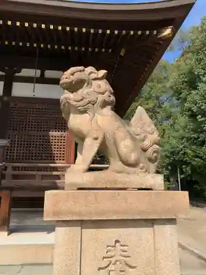 弓弦羽神社の狛犬