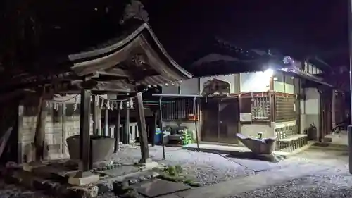 日吉神社の手水