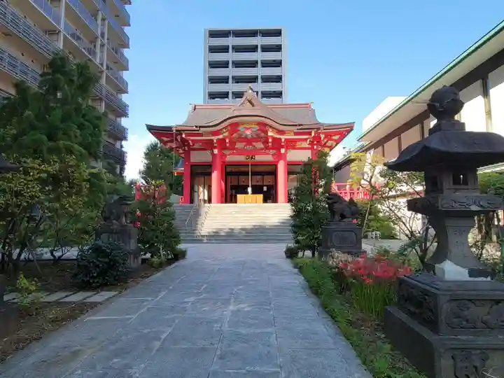 成子天神社の本殿・本堂