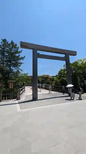 伊勢神宮内宮（皇大神宮）の鳥居