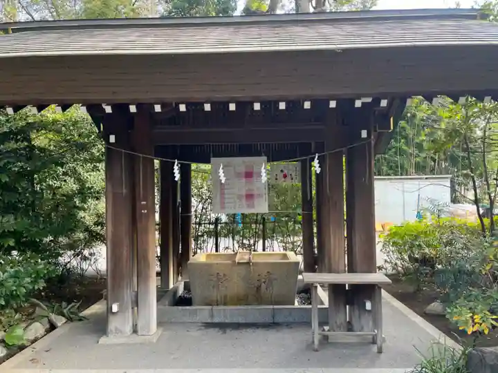 阿佐ヶ谷神明宮の手水舎