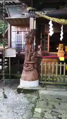 日光大室高龗神社の狛犬