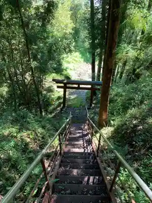 十二所大明神の鳥居
