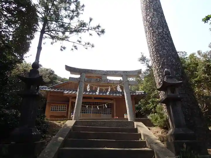 胡禄神社の鳥居