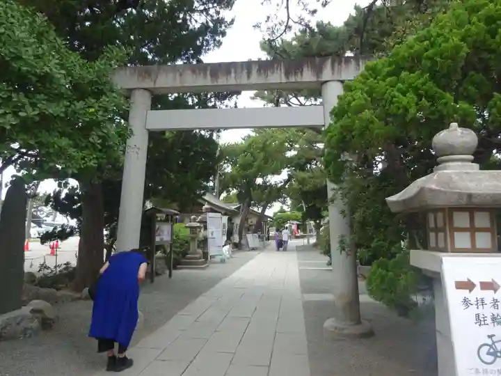 森戸大明神(森戸神社)の鳥居