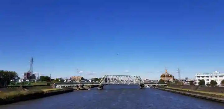 上一色日枝神社の周辺