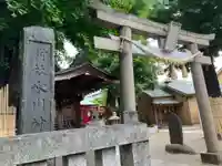 蓮沼氷川神社の鳥居