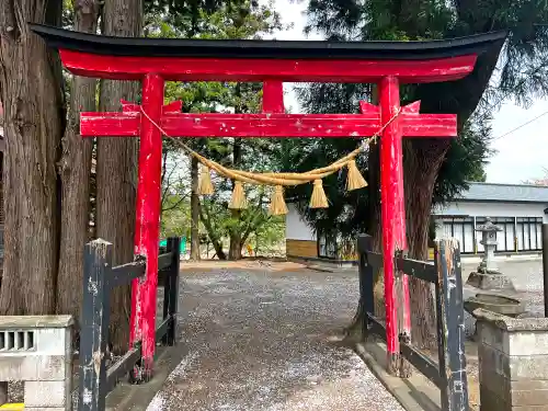 於呂閇志胆澤川神社の鳥居