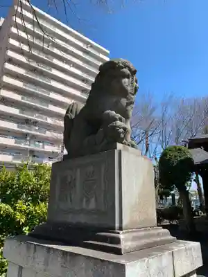 厚木神社の狛犬