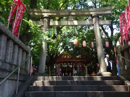 笠䅣稲荷神社の鳥居