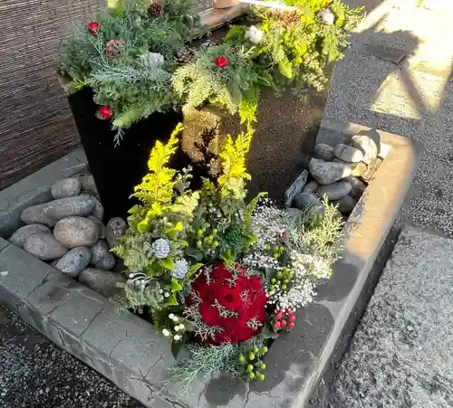 上尾御嶽神社の手水