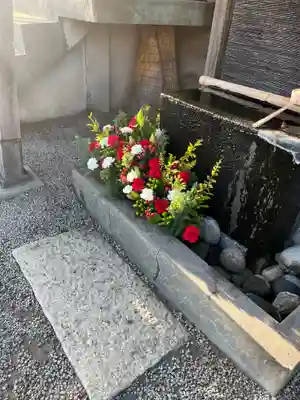 上尾御嶽神社の手水舎