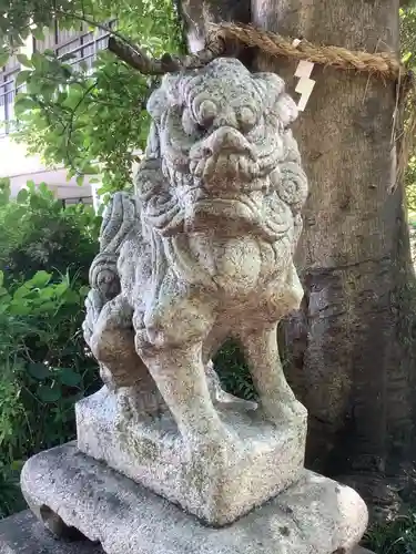 萱津神社の狛犬