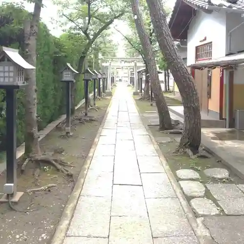 氷川神社の庭園