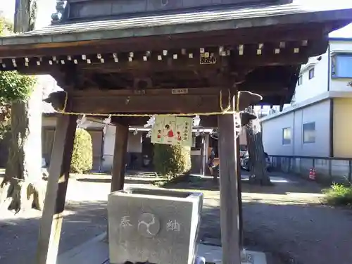 下石原八幡神社の手水