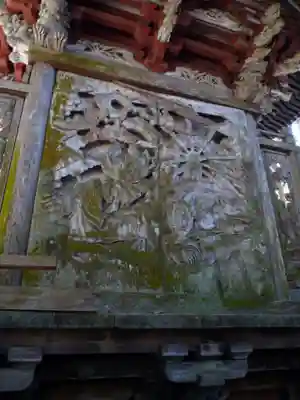 皆沢八幡宮本殿の芸術