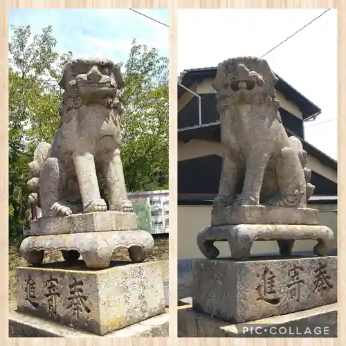 日本第一熊野神社の狛犬