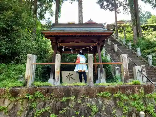 八幡神社（妻木）の手水