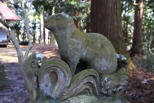 沢井八幡神社の狛犬