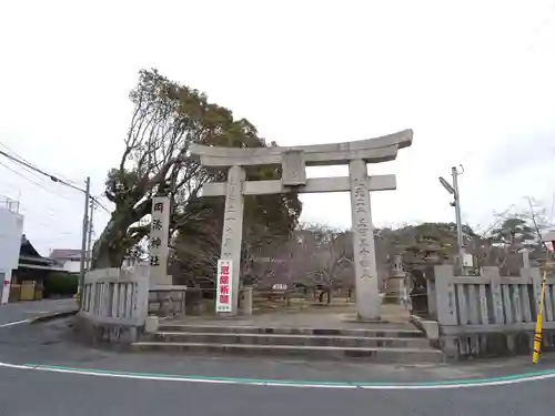 岡湊神社の鳥居