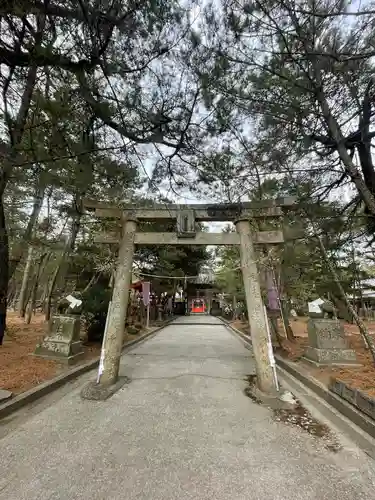 八幡奈多宮の鳥居