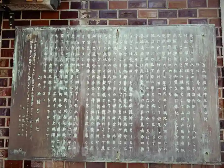 治兵衛稲荷神社(東京都)