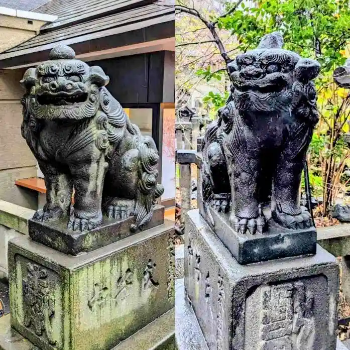 小野照崎神社の狛犬