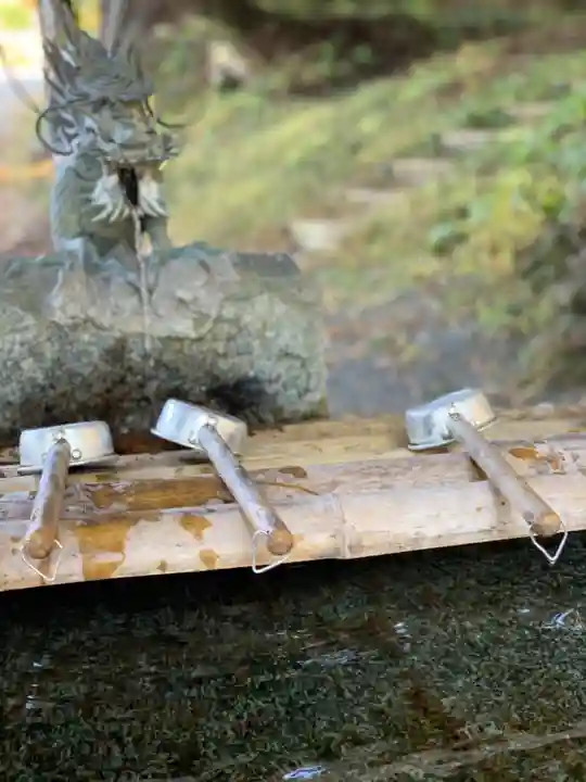 河口浅間神社の手水舎